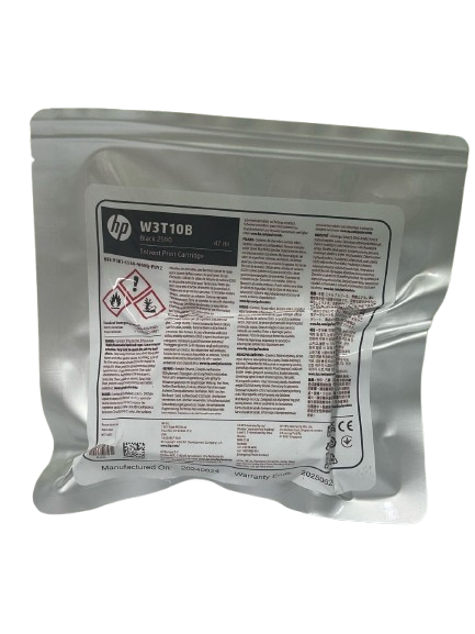 HP W3T10B 2590 Black Solvent Cartridge 12.7mm