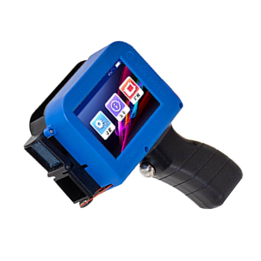 Printus P-2 Mini Inkjet Printer with Handle 12.7 MM Basic Quality with Solvent Cartridge