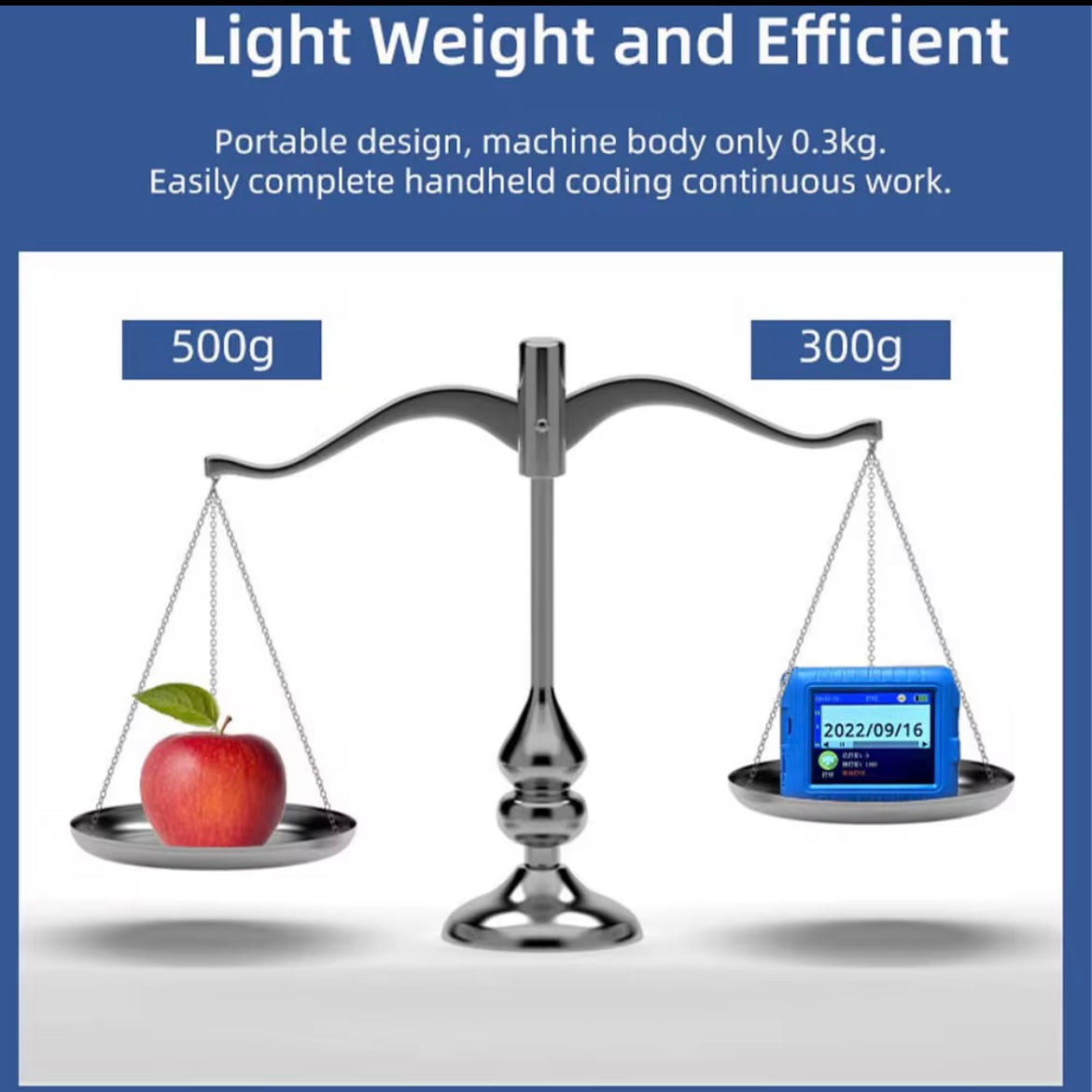 Printus P-6 Mini Inkjet Printer (Korean Technology) 12.7 MM with Solvent Cartridge