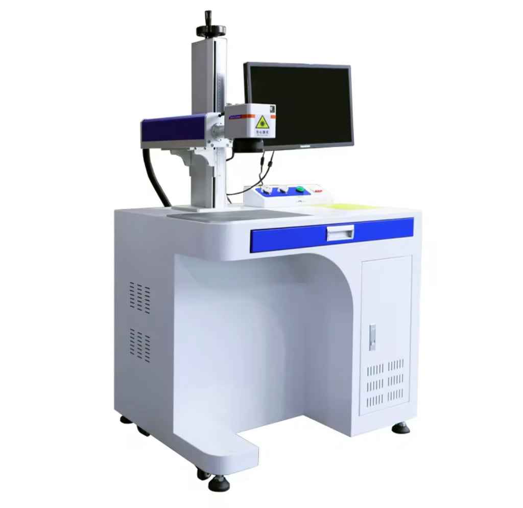 Printus PL-600T– 20W Fiber Laser Marking Machine with Table (Automatic Up-Down Desktop Model)