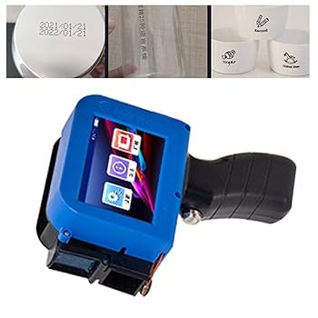 Printus P-2 Mini Inkjet Printer with Handle 12.7 MM Basic Quality with Solvent Cartridge